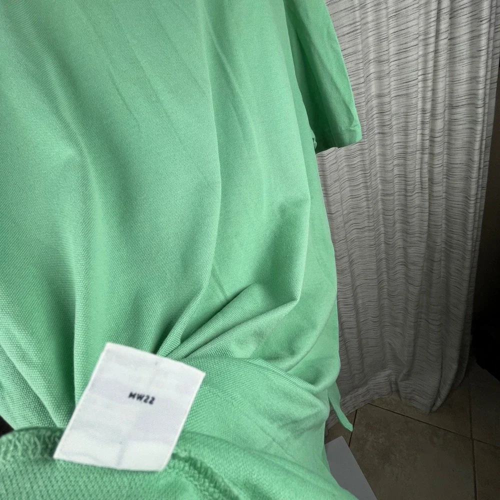 Polo Golf Ralph Lauren Mens Pima Cotton Polo Shirt Green DGC‎ 1898 Large